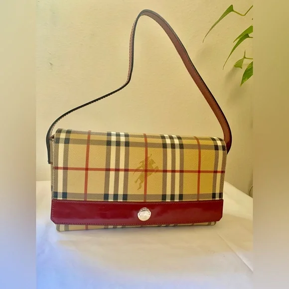 AUTHENTIC VINTAGE BURBERRY LONDON MADE IN ITALY RARE EUC! - Picture 16 of 16